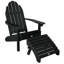 Chaise Adirondack en plastique avec repose-pieds Hinz-27117476