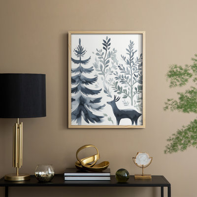 Christmas Holiday Art CCCXXIV Framed Print - Solid Wood