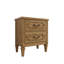 Table de chevet rustique de style campagnard avec 2 tiroirs - pour la chambre à coucher ou le salon-1367177299