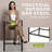Patio 5-Piece Bar Set With Umbrella Hole, PVC-coated polyester Bar Stools