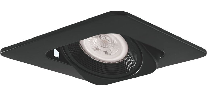 4'' Adjustable Recessed Trim, Black