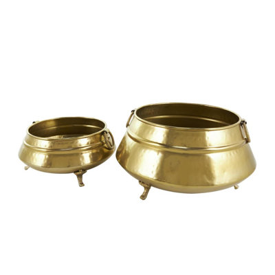Pot de fleurs d'intérieur en métal Iliu