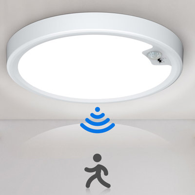 LED Motion Sensor Ceiling Light 18W/1600LM, Dimmable 3000K-6000K