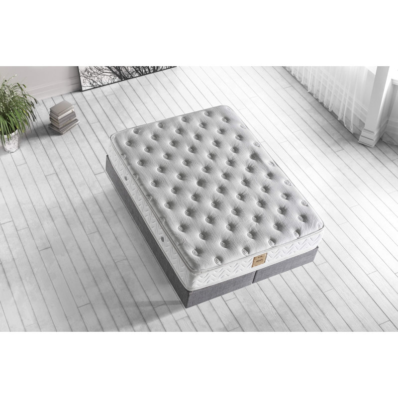 Matelas moyen en mousse East Urban Home Phenile, 63 po x 79 po