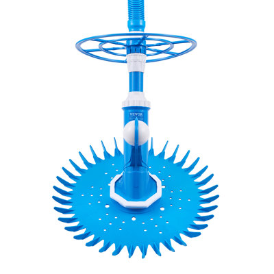 Aspirateur de piscine d'aspiration, aspirateur de piscine automatique, aspirateur de piscine automatique côté aspiration, aspirateur de piscine à aspiration avec 12 tuyaux, pour piscine creusée et hors-terre jusqu'à 20 x 35 pi