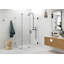 Illume 46 in. x 32 in. x 78 in. 90-degree Fully Frameless Wall Hinged Glass Shower Enclosure-1104154167