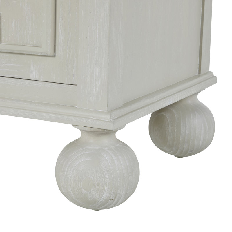 Ezekiel 2 - Door Accent Cabinet, Cerused Ash