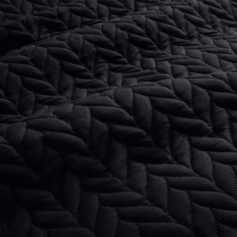 Ensemble de couvre-lit matelassé en microfibre moderne et contemporaine, Couvre-lit double / grand + 2 taies d'oreiller sta