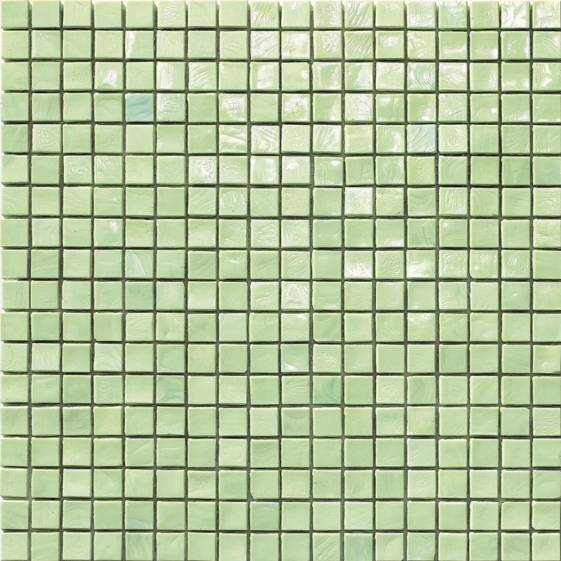 Emerald 1 5/8" x 5/8" Glass Mosaic