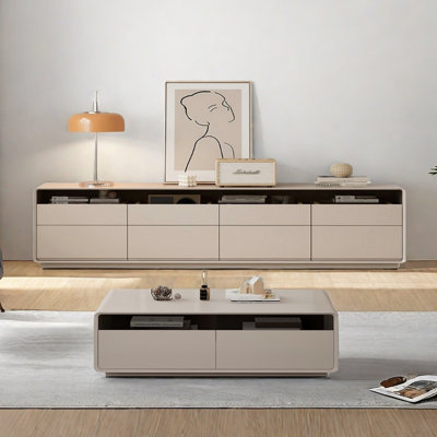 Boxwood TV Stand and Coffee Table Set