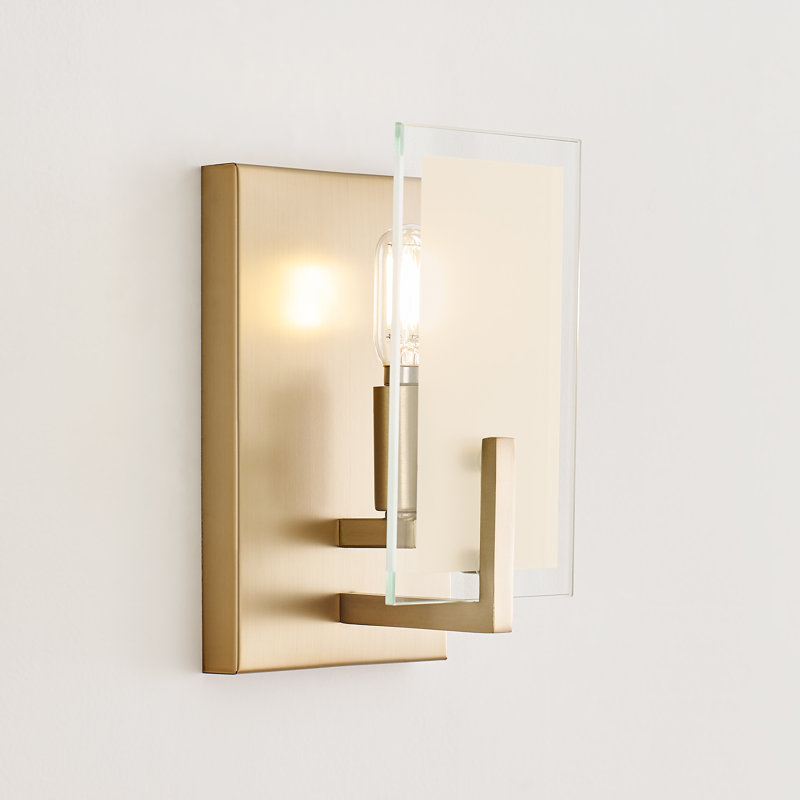 Syll 1 - Light Bath Sconce, No, Satin Brass