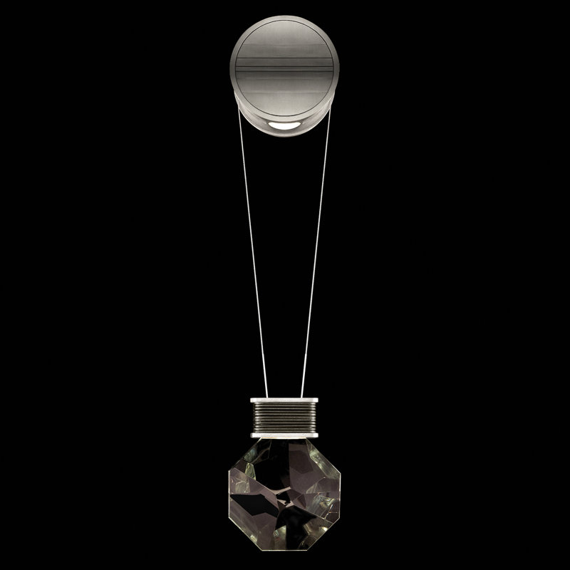 Aria Iron LED Spotlight, Soft Ombre Silver