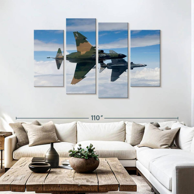 Mait American Military Jets, 54" H x 84" W