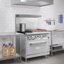 Cuisinière LP 36 po à 2 brûleurs avec plaque chauffante de 24 po en acier inoxydable (km-crg36-lp)