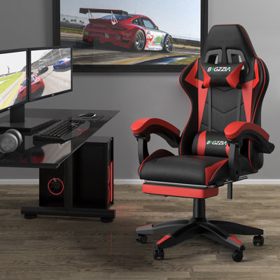 Reclining Game Chair With Footrest