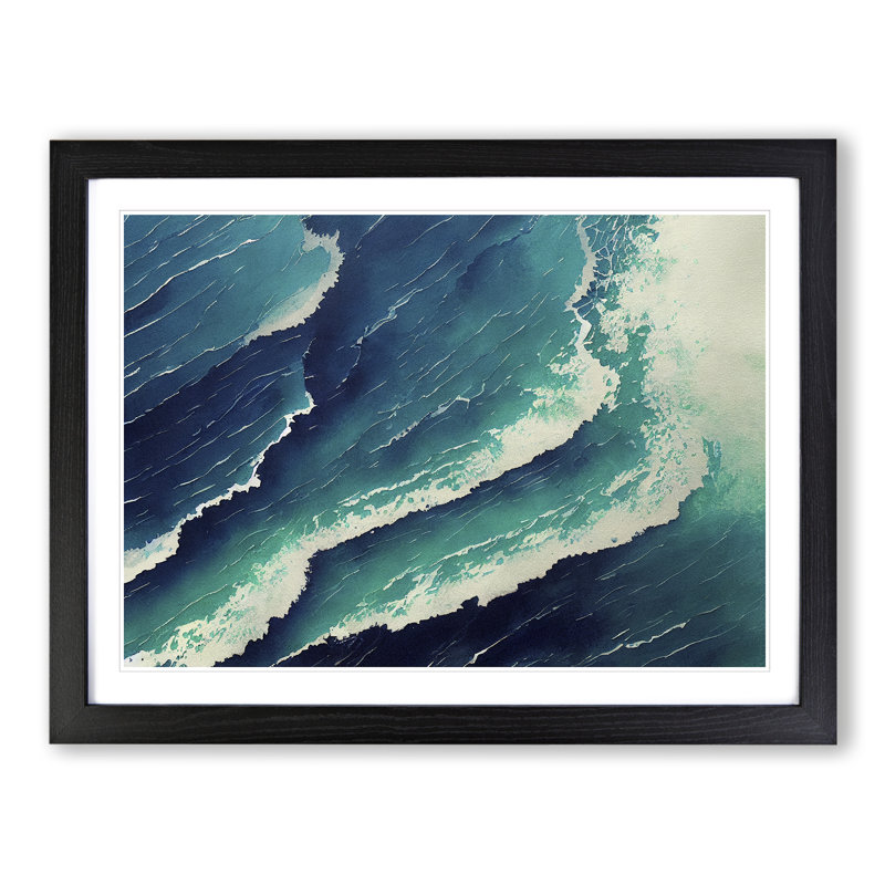 Ocean Vol.2 - Framed Print, Black, 34cm H x 46cm W x 2cm D