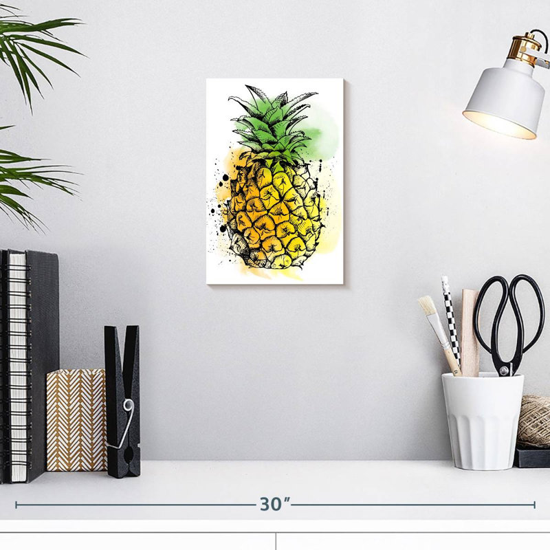 Yarlin Tropical Pineapple, 12" H x 8" W
