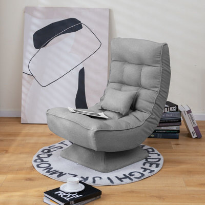 Upholstered Swivel Accent Chair