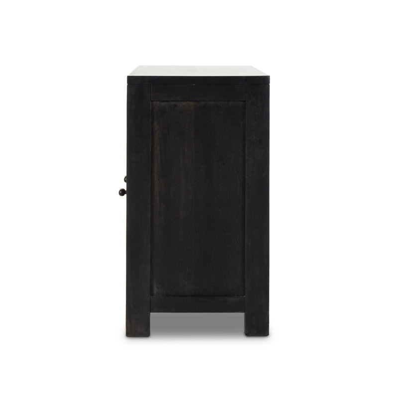 Tilda Sideboard, 33"H x 98"W x 18"D, Black Wash Mango