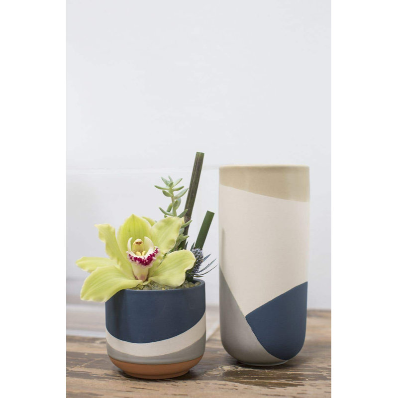 Vase de table Tami, Bleu foncé