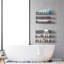Ensemble de 2 étagères à épices, support de comptoir à 3 niveaux ou étagère de rangement murale pour armoire de cuisine, armoire, porte de garde-manger ou douche de salle de bain, chrome-427784303