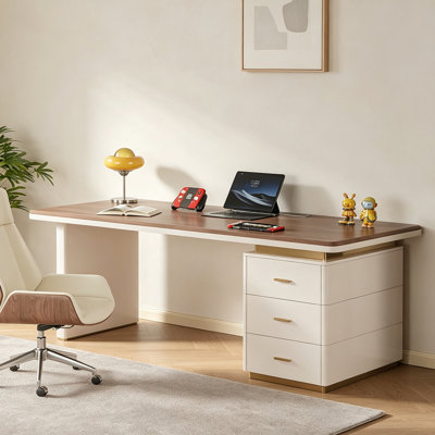 Office study minimalist writing desk