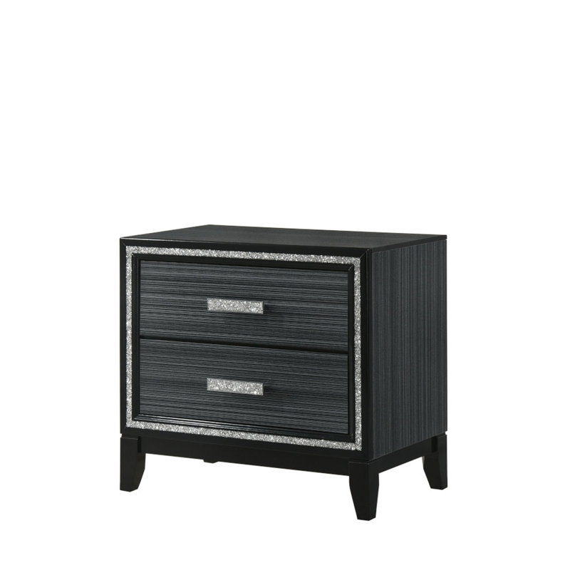Table de chevet Haiden, Noir
