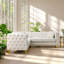 Canapé modulaire 5 places Chesterfield l 82,2 po x P 82,2 po x H 28,3 po