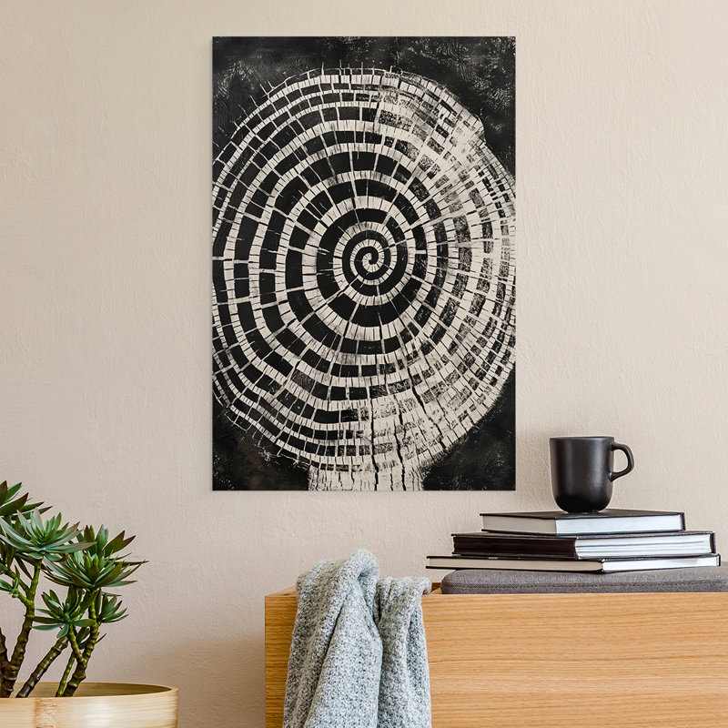 Série ABSTRACT CXCV III - Impression sur toile seulement - NON CADRE, 48" H x 32" W
