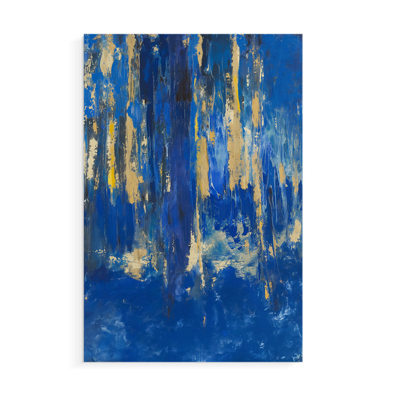ABSTRACT Series XXI - Impression sur toile seulement - NON-CADRE, H 48 po x l 32 po