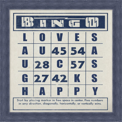 Bingo 4 Print