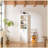 Modern Freestanding 5-Tier Display Book Shelf with 1 File Drawer for Hallways Living Room