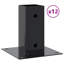 VidaXL Anthracite Powder Coated Steel Mounting Hardware