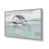 Cadre de coin ouvert en chrome poli