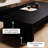 Black Solid Wood Rectangular Coffee Table-576501592
