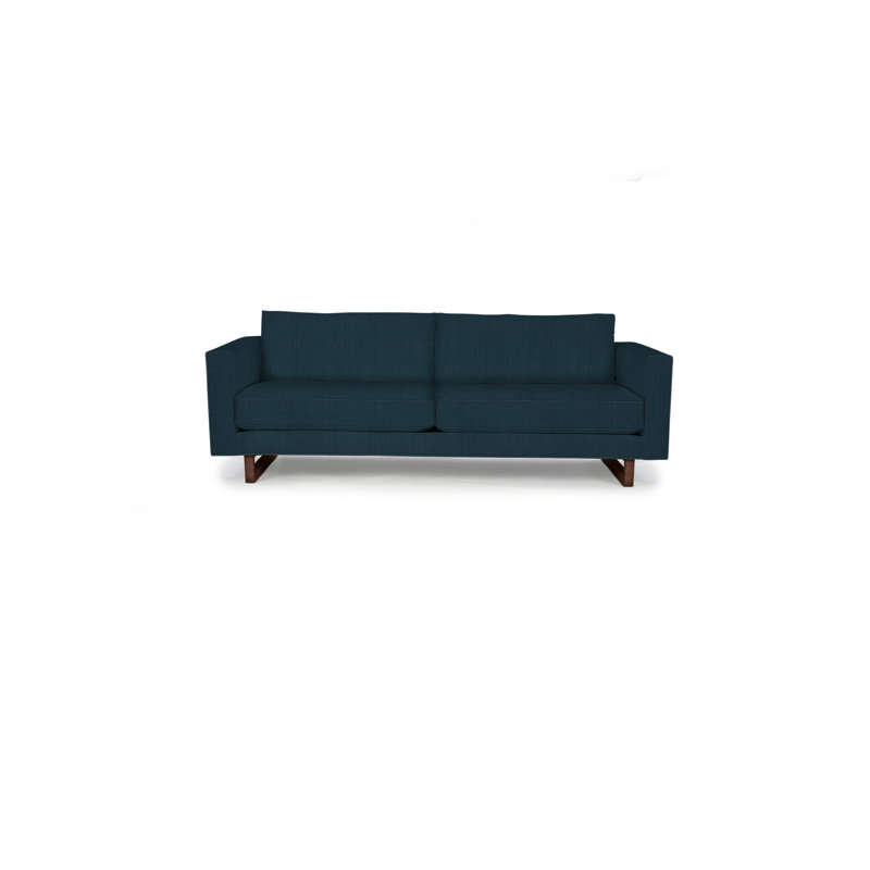 Avalon Sofa, Walnut, Paprika Polyester Blend