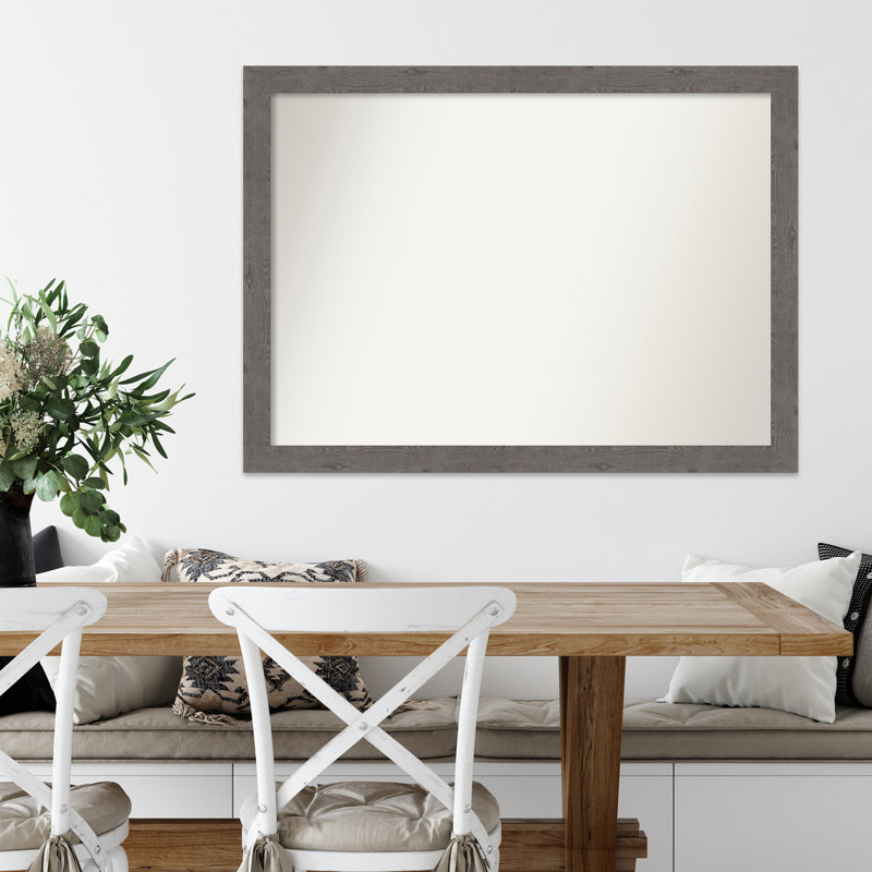 Flat Mirror, 30.5" x 41.5", Gray