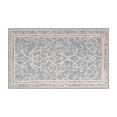 Machine Washable Gray Area Rug