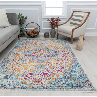 Hailey Vintage Inner Glow Area Rug