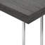 Table d'appoint, en forme de C, bout, côté, collation, stratifié, métal chromé, contemporain, moderne-779478673-779478676