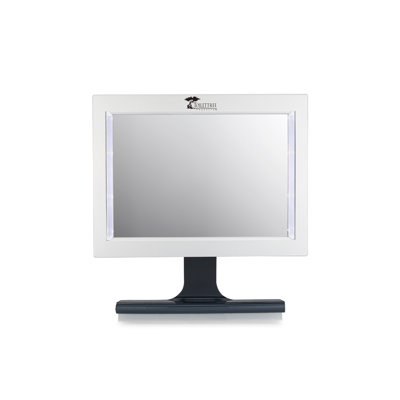ToiletTree Products LED Fogless Shower Mirror with Shelf Makeup Mirror