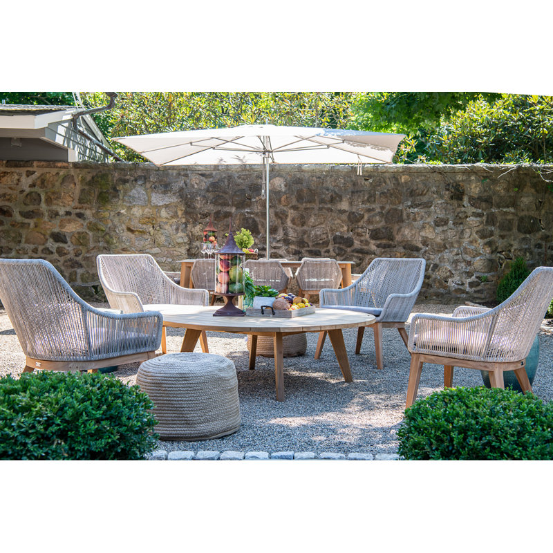 Premium All-Weather Wicker 4 - Person Patio Conversation Set with Cushions