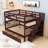 Dorth Kids Full Over Full Bunk Bed with Drawers-399124416