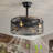 20 Inch Caged Ceiling Fan With Lights