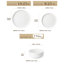 MALACASA  Dinnerware - Set of 18