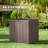 GLOBAL GIRLS LLC 16'' W 31 Gallons Resin Lockable Deck Box