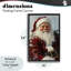 Cadre flottant Rosy Cheeked Santa Smile, design par Petal Prints Design-1681408719-1681408718