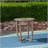 Charming Rustic Circular Wood Table For Outdoor Enjoyment And Decoration