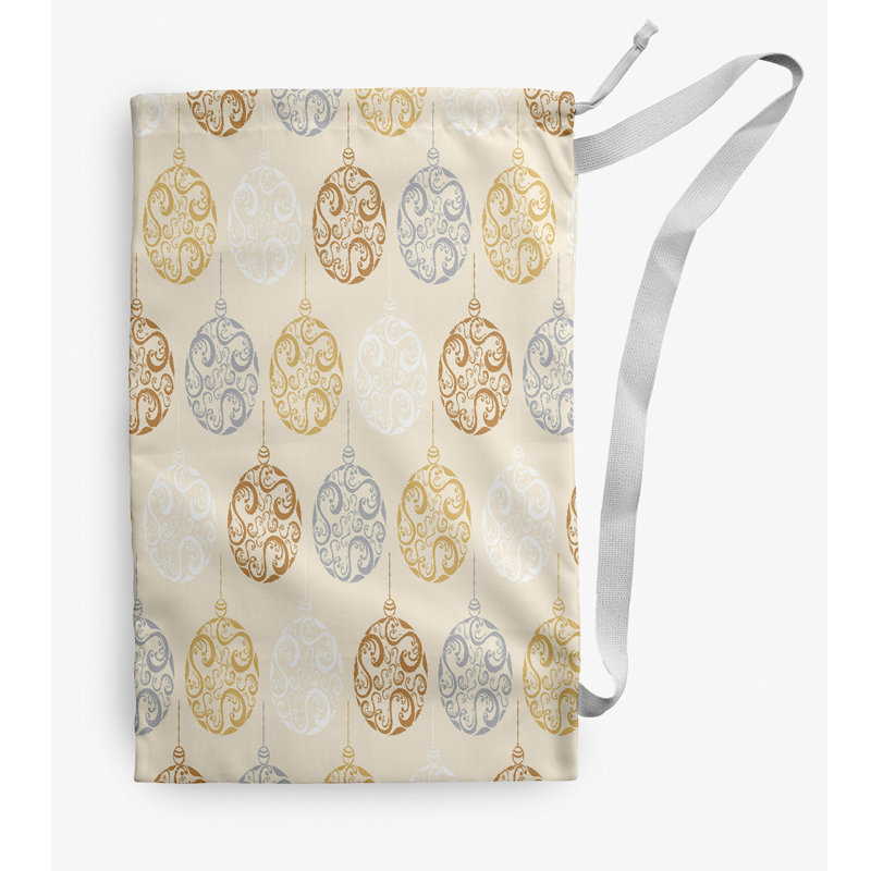 Fabric Laundry Bag with Handles, Small (29" H x 18" W), Yellow