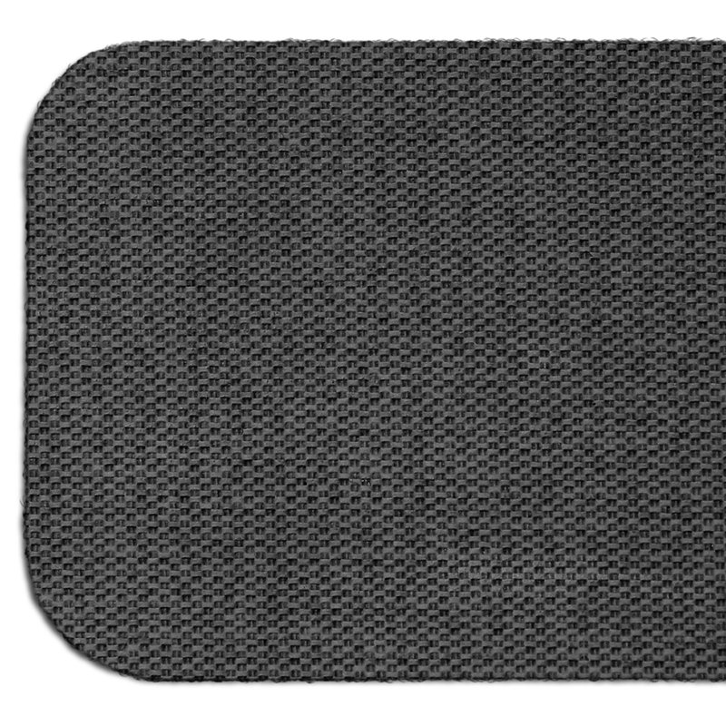 Tapis d'escalier noir, Rectangle 8 po x 1 pi 11,5 po